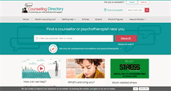 Desktop Screenshot of counselling-directory.org.uk