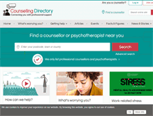 Tablet Screenshot of counselling-directory.org.uk